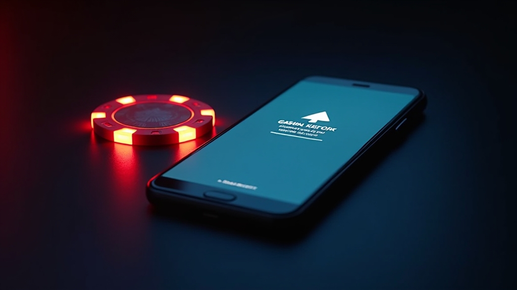 Instalación de APK en Android junto a elementos de casino